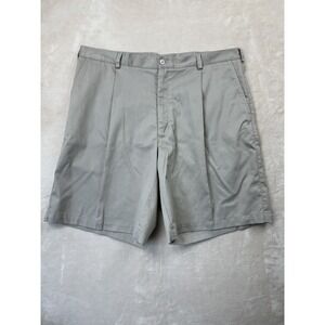 Nike Golf  Shorts Mens Size 40 Pleated 10" Beige Active Outdoor Athletic